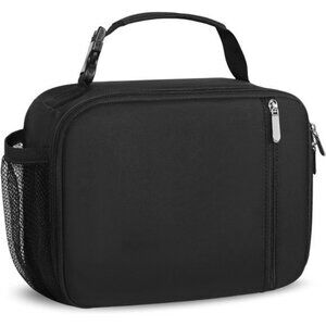Insulated Kids Lunch Bag with Water Bottle Holder Reusable Lunchbox for School